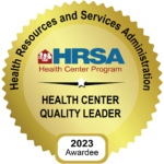 HRSA Badge Health Center Quality Leader 2023